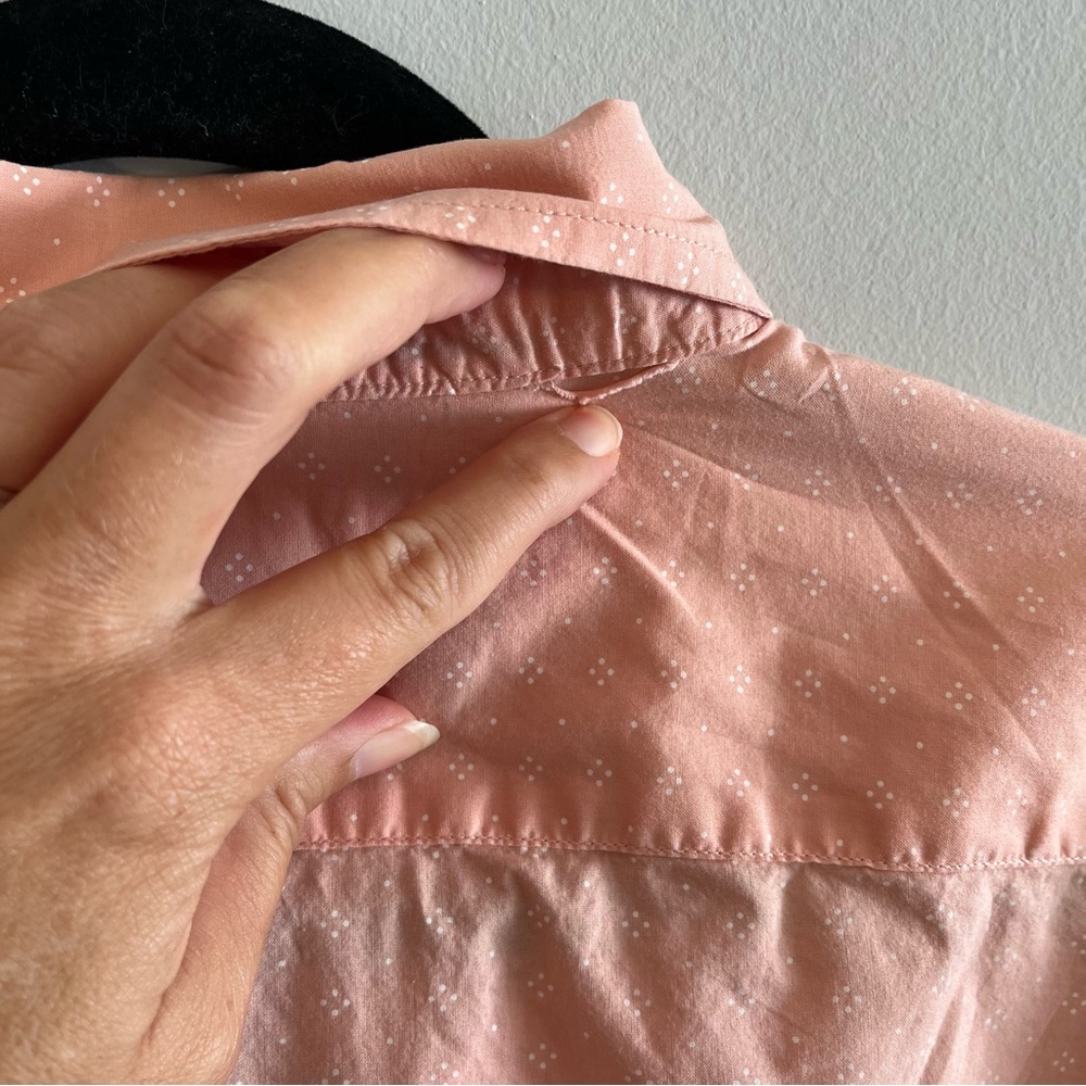 Banana Republic Men's Standard Fit Coral Button Down Shirt Preppy Size XL - Picture 5 of 7